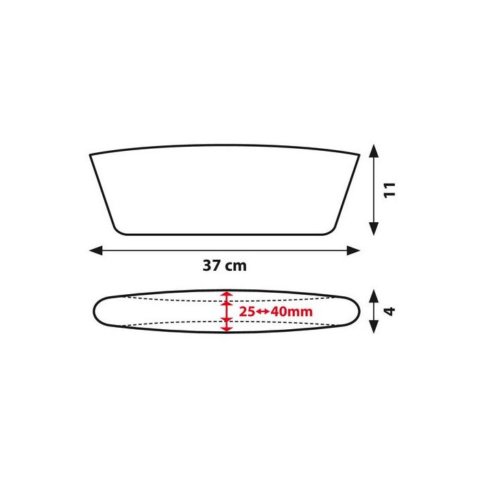  ΘΗΚΕΣ/ΤΣΕΠΕΣ ΚΑΘΙΣΜΑΤΩΝ GAP - FILLER (11 Χ 37cm) - 2 ΤΕΜ. 
