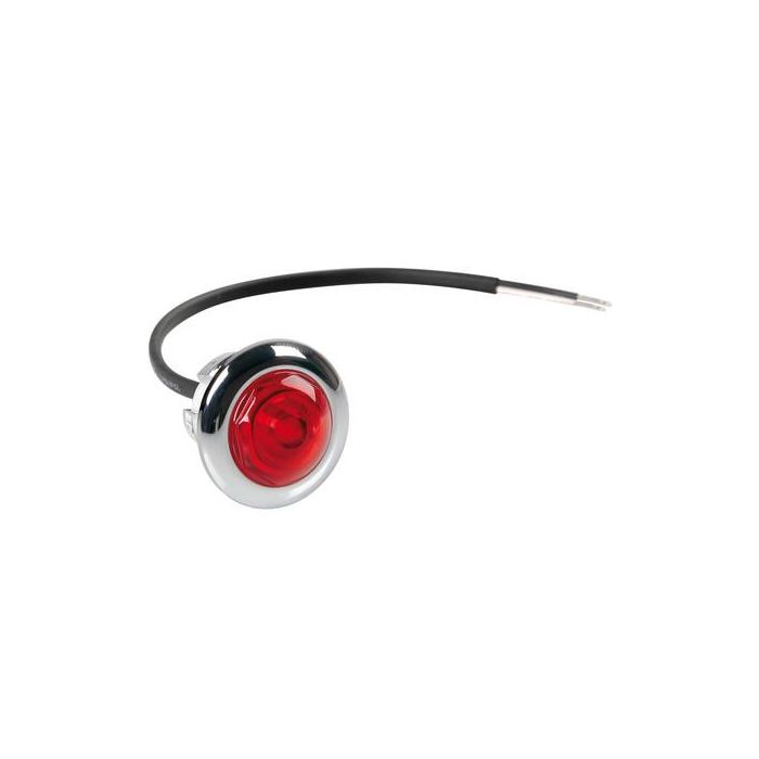  ΦΩΣ ΟΓΚΟΥ 12/24V LED ΚΟΚΚΙΝΟ ΣΤΡΟΓΓΥΛΟ 19,5mm 1ΤΕΜ. 