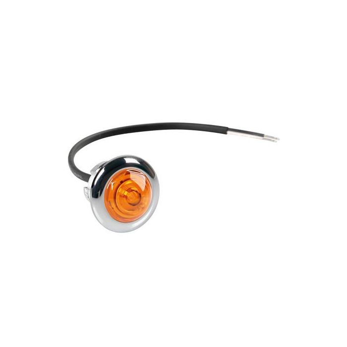  ΦΩΣ ΟΓΚΟΥ 12/24V LED ΠΟΡΤΟΚΑΛΙ ΣΤΡΟΓΓΥΛΟ 19,5mm 1ΤΕΜ. 