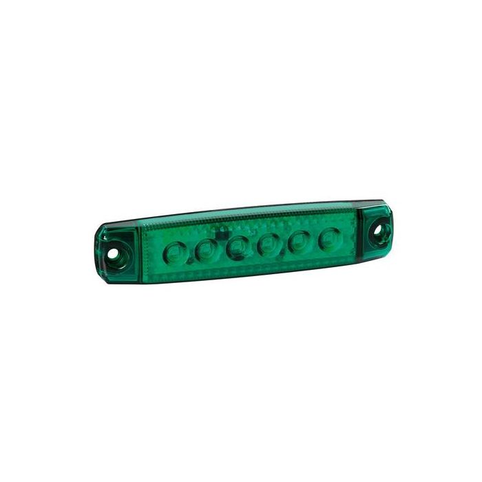  ΦΩΣ ΟΓΚΟΥ 6LED ΠΡΑΣΙΝΟ 12/24V 96mm ΑΔΙΑΒΡΟΧΟ 1ΤΕΜ. 
