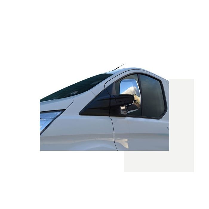  FORD TRANSIT TOURNEO / CUSTOM VAN 2013+ ΚΑΠΑΚΙΑ ΚΑΘΡΕΦΤΩΝ ΧΡΩΜΙΟΥ 2 ΤΕΜ. ΠΛΑΣΤΙΚΑ 