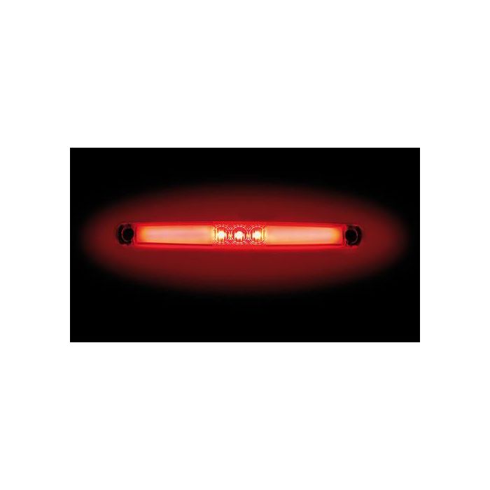  ΦΩΣ ΘΕΣΕΩΣ 12/24V 13LED NEON EFFECT 17cm ΚΟΚΚΙΝΟ ΑΔΙΑΒΡΟΧΟ 