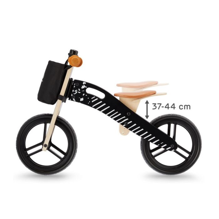 Παιδικό Ξύλινο Ποδήλατο Ισορροπίας Με Αξεσουάρ Χρώματος Μαύρο KinderKraft Runner Galaxy