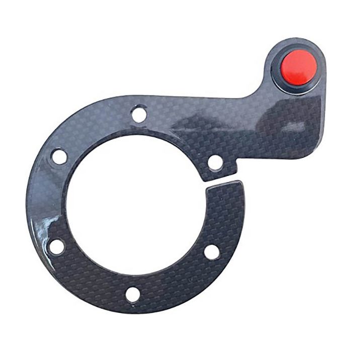  ΚΟΥΜΠΙ REAL CARBON PUSH BUTTON ΤΙΜΟΝΙΟΥ 6ΤΡΥΠΟ 