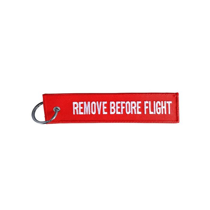  ΜΠΡΕΛΟΚ ΚΛΕΙΔΙΩΝ REMOVE BEFORE FLIGHT ΚΟΚΚΙΝΟ ΥΦΑΣΜΑ 