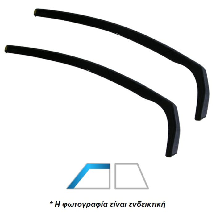  HYUNDAI TRAJET 5D 1999-2007 ΖΕΥΓΑΡΙ ΑΝΕΜΟΘΡΑΥΣΤΕΣ ΑΠΟ ΕΥΚΑΜΠΤΟ ΦΙΜΕ ΠΛΑΣΤΙΚΟ HEKO - 2 ΤΕΜ. 