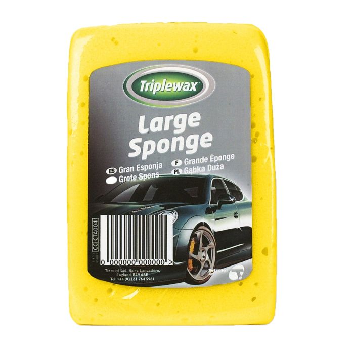  ΣΦΟΥΓΓΑΡΙ ΠΛΥΣΙΜΑΤΟΣ ΜΕΓΑΛΟ 16,5x11,5cm CARPLAN TRIPLEWAX LARGE SPONGE 