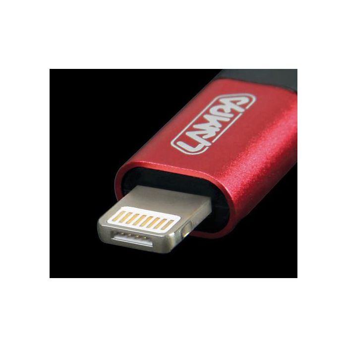  ΚΑΛΩΔΙΟ ΦΟΡΤΙΣΗΣ ΚΑΙ ΣΥΓΧΡΟΝΙΣΜΟΥ USB TYPE C-MICRO USB-USB 3.0-APLLE 8 PIN 100cm (ΚΟΚΚΙΝΟ) RED LINE 