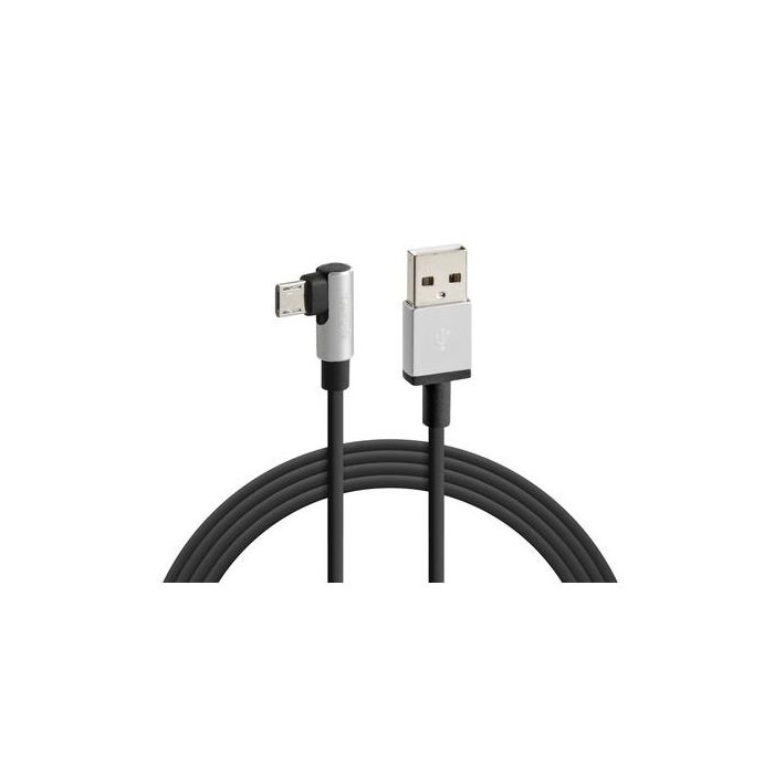  ΚΑΛΩΔΙΟ ΦΟΡΤΙΣΗΣ ΚΑΙ ΣΥΓΧΡΟΝΙΣΜΟΥ MICRO USB 90 ΜΟΙΡΩΝ 100cm GAMING/VIDEO/GPS 