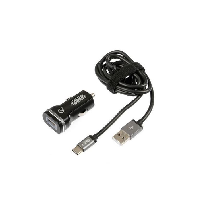  ΦΟΡΤΙΣΤΗΣ ΑΝΑΠΤΗΡΑ 12/24V ΜΕ 1 USB TYPE-C 3000mA ΚΑΛΩΔΙΟ 100cm ULTRA FAST CHARGER(LAPTOP/NOTEBOOK) 