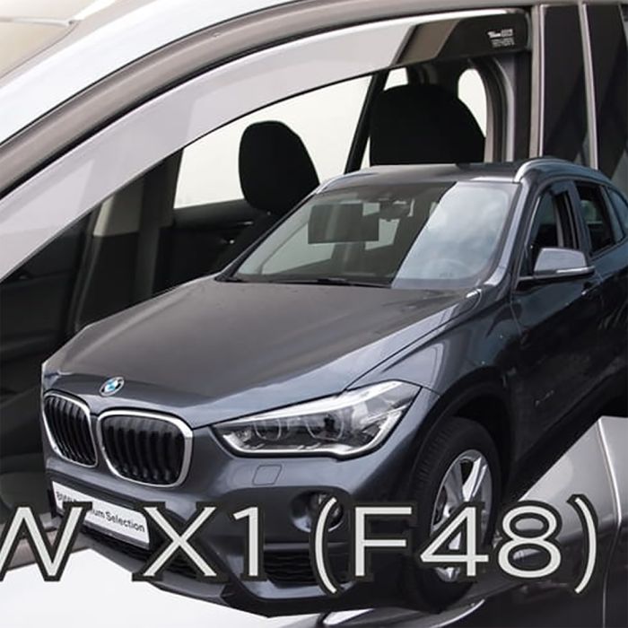 BMW X1 F48 5D 2015+ ΖΕΥΓΑΡΙ ΑΝΕΜΟΘΡΑΥΣΤΕΣ ΑΠΟ ΕΥΚΑΜΠΤΟ ΦΙΜΕ ΠΛΑΣΤΙΚΟ HEKO - 2 ΤΕΜ. 