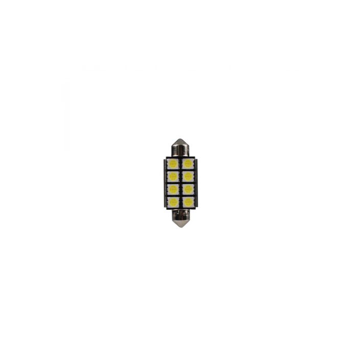  ΛΑΜΠΑΚΙΑ ΠΛΑΦΟΝΙΕΡΑΣ C5W 24V 0,24W SV8,5 41mm LED CAN-BUS 8xSMD505 ΛΕΥΚΟ 1ΤΕΜ. M-TECH 