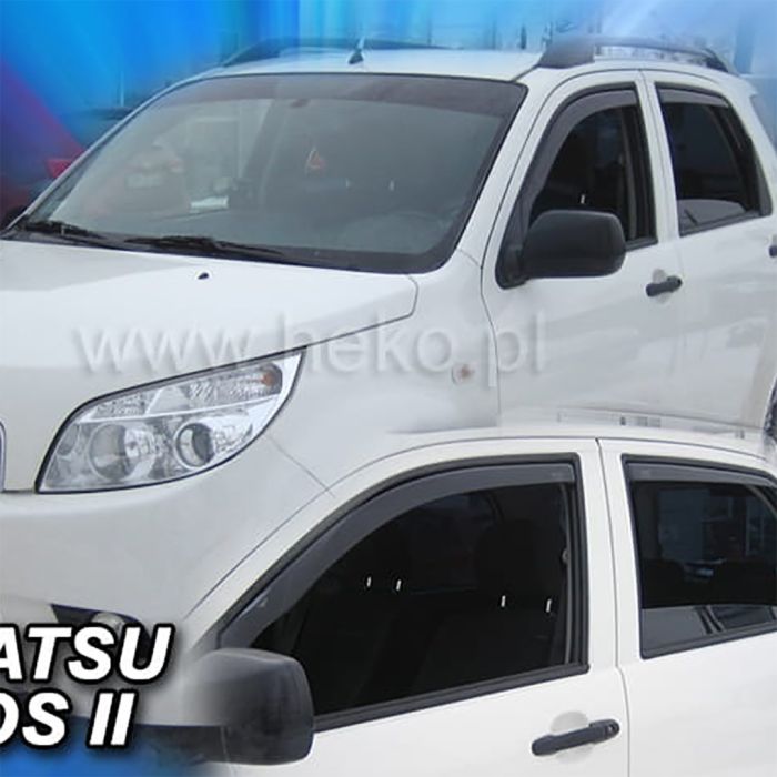  DAIHATSU TERIOS 2 5D 2006-2013 ΖΕΥΓΑΡΙ ΑΝΕΜΟΘΡΑΥΣΤΕΣ ΑΠΟ ΕΥΚΑΜΠΤΟ ΦΙΜΕ ΠΛΑΣΤΙΚΟ HEKO - 2 ΤΕΜ. 
