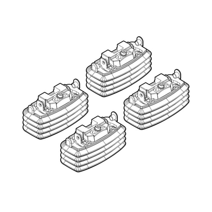  MAZDA 3 4D/5D 01/04-13 / KIA CEED 5D 02/07-04/12 KIT ΑΚΡΑ (ΠΟΔΙΑ) ΓΙΑ ΜΠΑΡΕΣ NORDRIVE 
