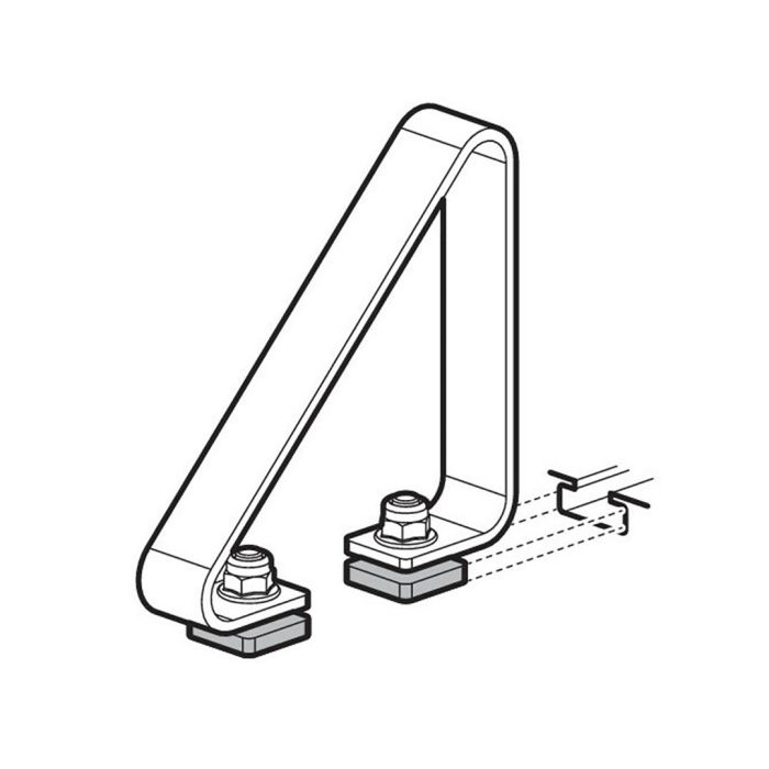  STOP ΠΛΑΙΝΑ ΓΙΑ ΜΠΑΡΕΣ ΑΛΟΥΜΙΝΙΟΥ KARGO-PLUS KP-4 10cm NORDRIVE - 2 ΤΕΜ. 