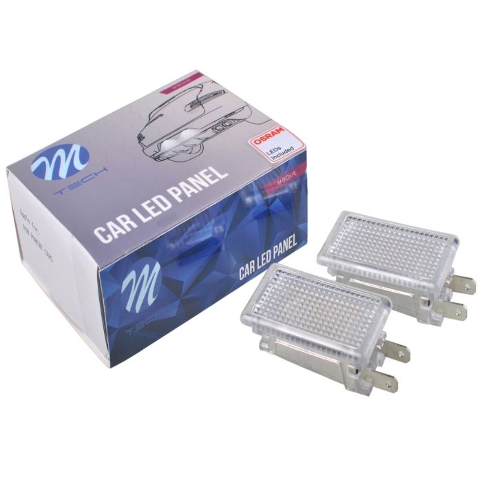  PORSCHE ΠΛΑΦΟΝΙΕΡΕΣ LED ΓΙΑ ΠΟΡΤ ΜΠΑΓΚΑΖ M-TECH (2 ΤΕΜ.) 
