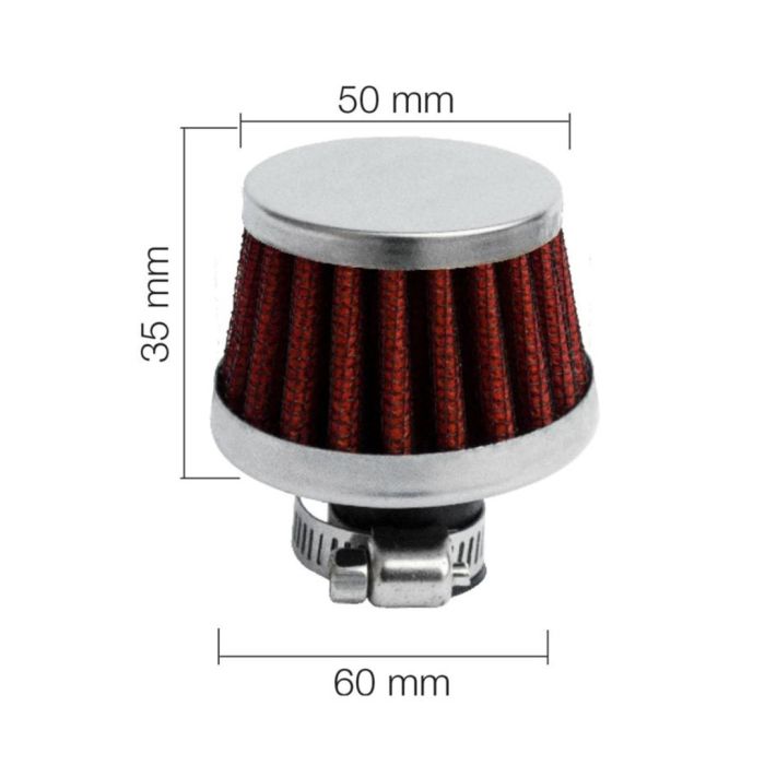  ΦΙΛΤΡΑΚΙ ΑΝΑΘΥΜΙΑΣΕΩΝ Φ 25 mm -  50-60 Χ 35 mm (ΚΟΚΚΙΝΟ) 