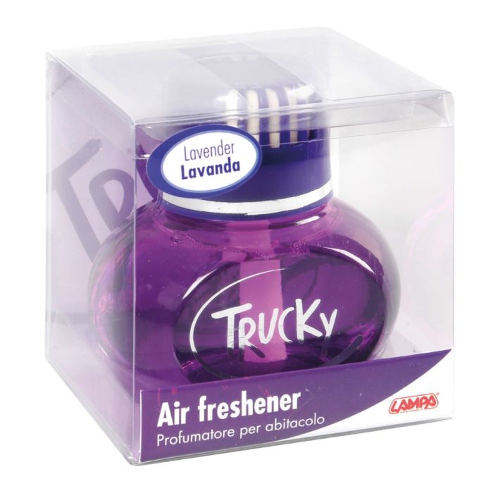  ΑΡΩΜΑΤΙΚΟ TRUCKY ΛΕΒΑΝΤΑ 150 ml (ΛΙΛΑ ΜΩΒ/ΑΥΤΟΚΟΛΛΗΤΗ ΒΑΣΗ) 