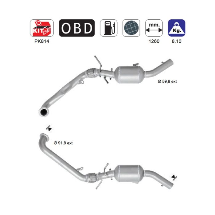  ΦΙΛΤΡΟ DPF ΣΙΛΙΚΟΝΟΥΧΟ ΚΑΡΒΙΔΙΟ SIC MERCEDES A160/A180/A200 W169/W245 2.0TD 1991cc 2004-2012 