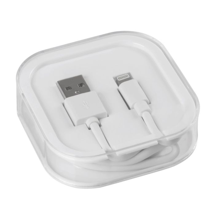  ΚΑΛΩΔΙΟ ΦΟΡΤΙΣΗΣ ΚΑΙ ΣΥΓΧΡΟΝΙΣΜΟΥ 100 cm APPLE 8 PIN ESSENTIALS LINE (ΛΕΥΚΟ) 