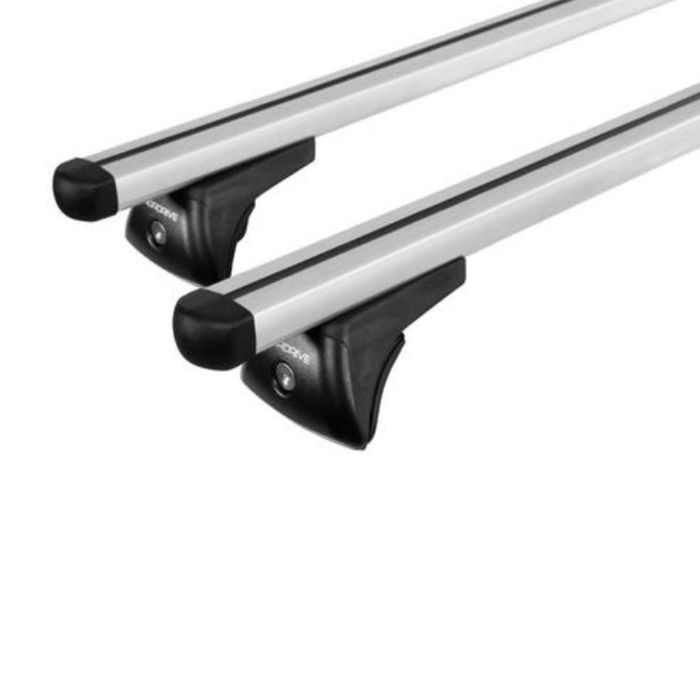  ΜΠΑΡΕΣ ΟΡΟΦΗΣ ΑΛΟΥΜΙΝΙΟΥ NOWA (L) 127cm ME FLUSH RAILING 2ΤΕΜ. ME ΚΛΕΙΔΙ 