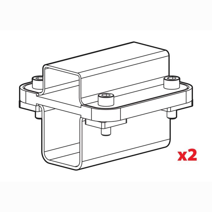  ΑΝΤΑΠΤΟΡΕΣ ΓΙΑ ΣΧΑΡΕΣ ΟΡΟΦΗΣ KARGO RACK NORDRIVE ΣΕ ΜΠΑΡΕΣ KARGO/KARGO PLUS 