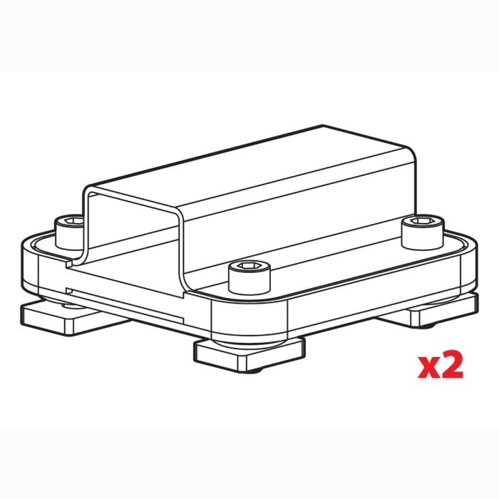  ΑΝΤΑΠΤΟΡΕΣ ΓΙΑ ΣΧΑΡΕΣ ΟΡΟΦΗΣ KARGO RACK NORDRIVE ΣΕ ΜΠΑΡΕΣ KARGO/KARGO PLUS 