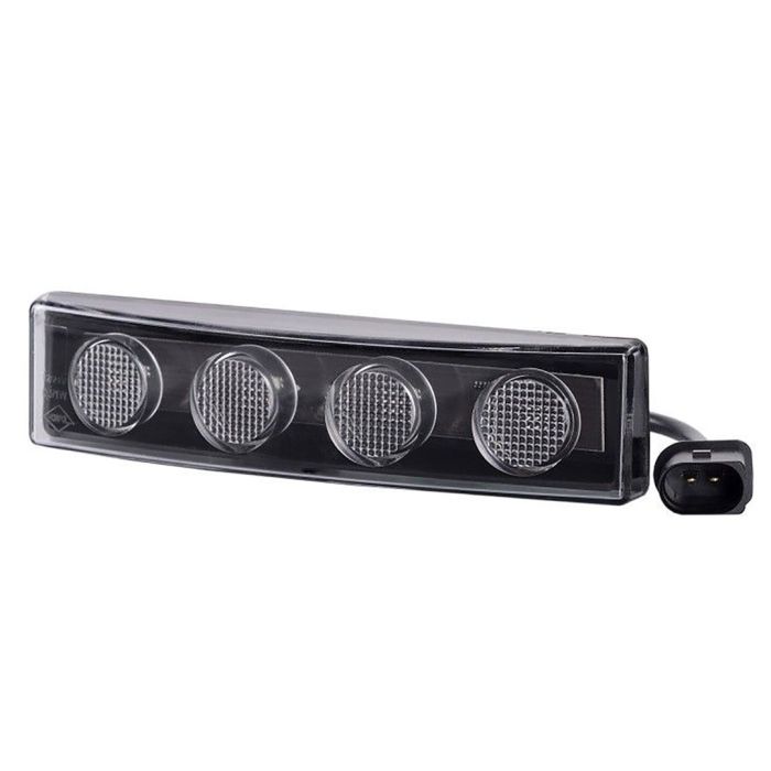  DRL HOR64 12/24V ΠΡΟΣΘΕΤΟ DAYTIME ΔΙΕΘΝΗ ΜΕ 4LED 0,5W 181x48mm ΜΑΥΡΟ ΜΕ ΦΙΣ 1ΤΕΜ 