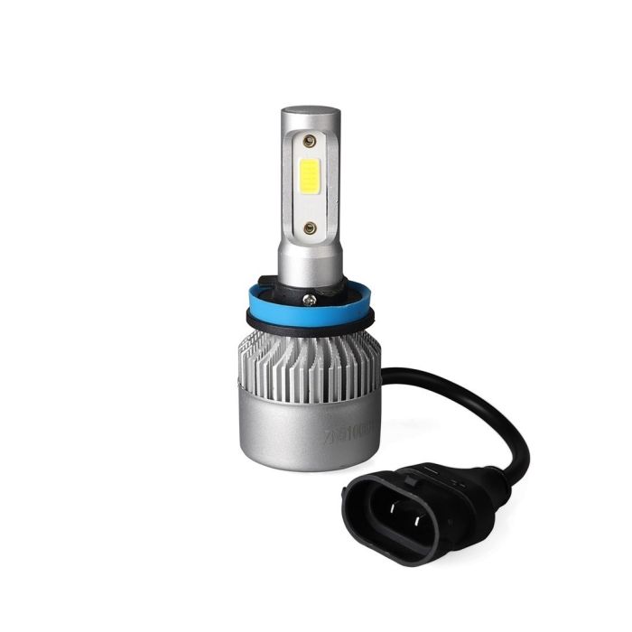  H11 LED SET C6 9-32V 6.500K 10.000lm 4 X 10W ΛΑΜΠΑ ΜΕ COB EPISTAR 1021 LED ΚΑΙ ΑΝΕΜΙΣΤΗΡΑΚΙ M-TECH - 2 ΤΕΜ. 