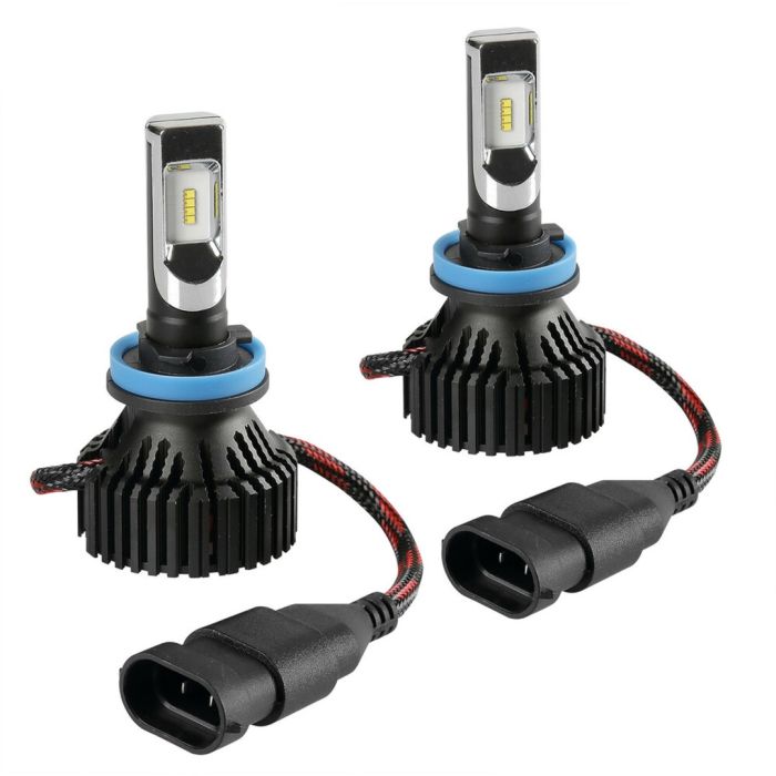  H8/H9/H11/H16 9-32V 6.500K 8.000lm 60W PGJ19-X HALO LED SERIE 6 STANDARD 8LED ZES 2ΤΕΜ. LED KIT 