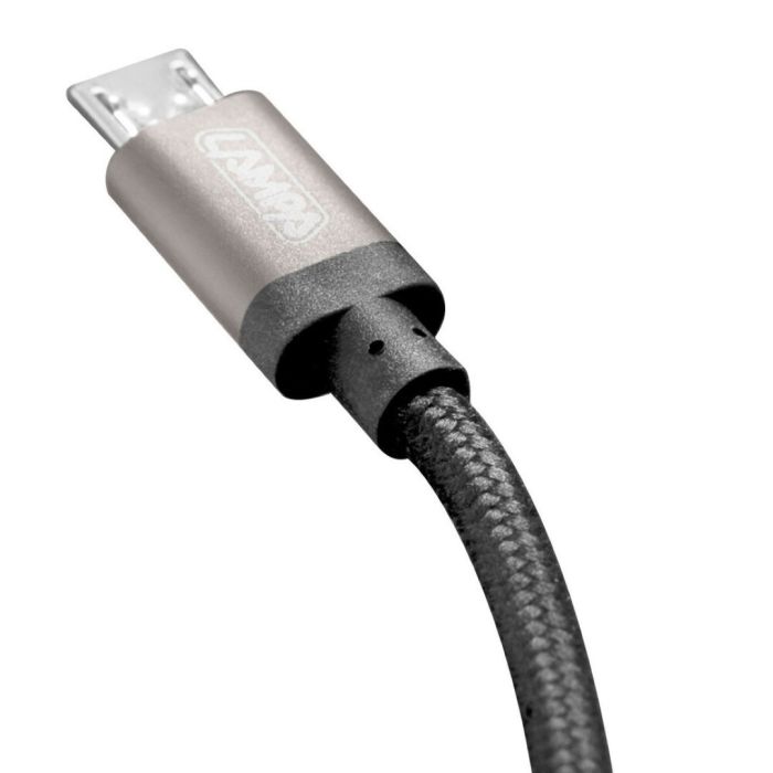  ΚΑΛΩΔΙΟ ΦΟΡΤΙΣΗΣ ΚΑΙ ΣΥΓΧΡΟΝΙΣΜΟΥ MICRO USB SUPER RESISTANT 100cm ΜΑΥΡΟ 