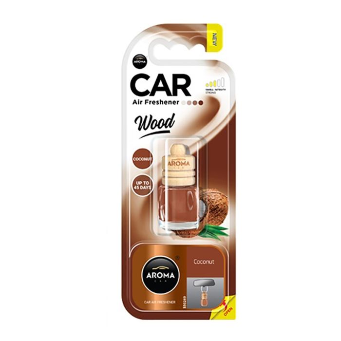  ΑΡΩΜΑΤΙΚΟ (ΚΡΕΜΑΣΤΟ) ΥΓΡΟ AROMA WOOD - COCONUT (6 ml) AMiO - 1 ΤΕΜ. 