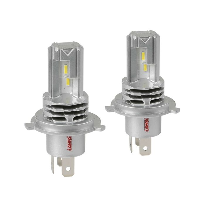  H4 HALO KILLER P43t 9-32V -20W  - 6500K - 3200lm HALO LED KIT SERIES 10 (12 LED ZES CHIPS) - 2 ΤΕΜ. 