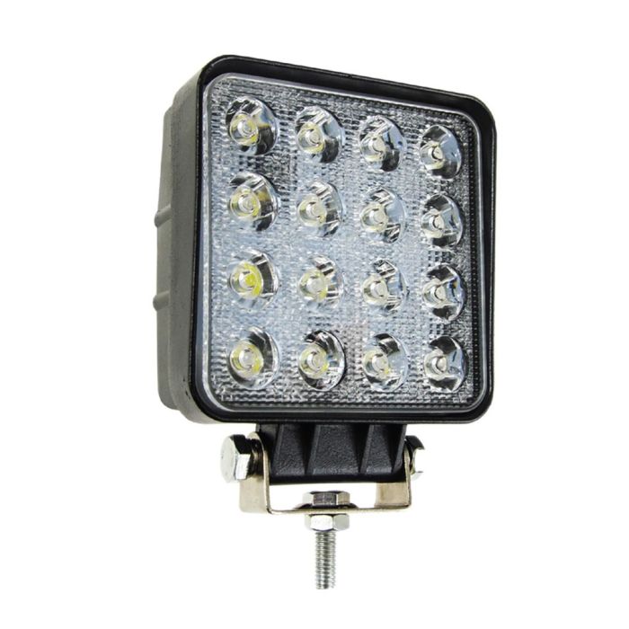  ΠΡΟΒΟΛΕΑΣ ΕΡΓΑΣΙΑΣ ΤΕΤΡΑΓΩΝΟΣ AWL05 FLAT 4000lm 9/60V - 48W -16 LED -108X108X57mm AMiO - 1 ΤΕΜ. 