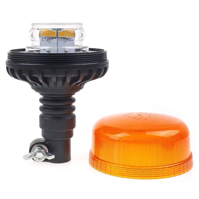  ΦΑΡΟΣ W03P 12V/24V 36LED ΒΙΔΩΤΟΣ ΕΛΑΣΤΙΚΟΣ ΠΟΡΤΟΚΑΛΙ IP56 AMiO - 1 ΤΕΜ. 