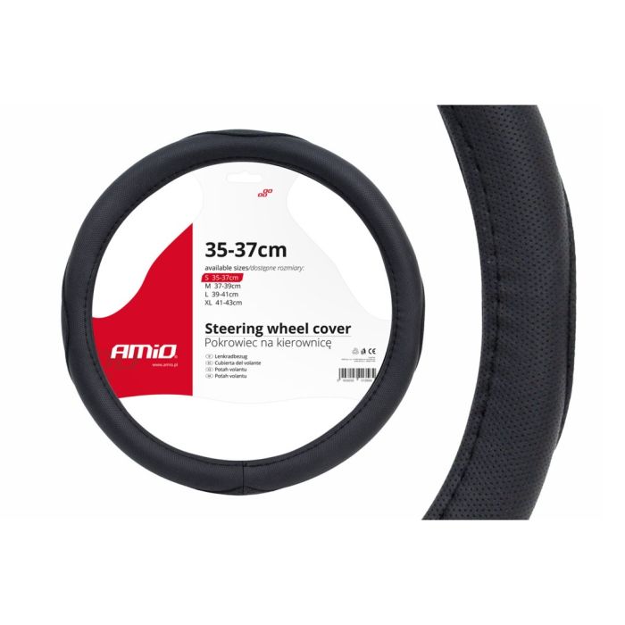  ΚΑΛΥΜΜΑ ΤΙΜΟΝΙΟΥ 35/37CM SWC-09-S ΜΑΥΡΟ ΑΜΙΟ AMiO - 1 ΤΕΜ. 