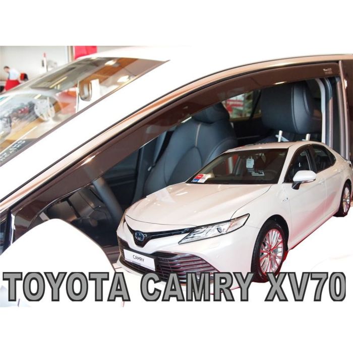  TOYOTA CAMRY XV70 4D 2018+ ΖΕΥΓΑΡΙ ΑΝΕΜΟΘΡΑΥΣΤΕΣ ΑΠΟ ΕΥΚΑΜΠΤΟ ΦΙΜΕ ΠΛΑΣΤΙΚΟ HEKO - 2 ΤΕΜ. 