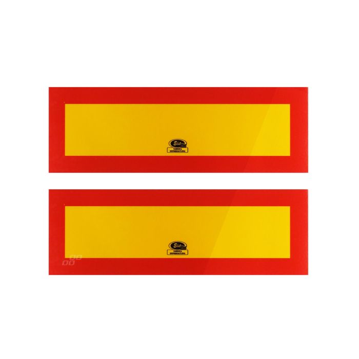  ΑΝΑΚΛΑΣΤΗΡΕΣ ΦΟΡΤΗΓΟΥ ΚΟΚΚΙΝΟ/ΚΙΤΡΙΝΟ 30x10cm ΑΛΟΥΜΙΝΙΟΥ 2ΤΕΜ. 