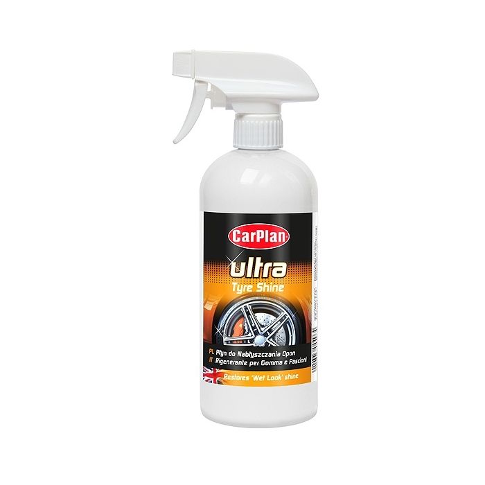  ΥΓΡΟ ΓΥΑΛΙΣΜΑΤΟΣ ΕΛΑΣΤΙΚΩΝ ΣΕ ΣΠΡΕΙ CARPLAN ULTRA TYRE SHINE 500ML 