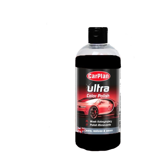  ΥΓΡΟ ΓΥΑΛΙΣΜΑΤΟΣ ΒΑΦΗΣ ΜΕ ΜΑΥΡΟ ΧΡΩΜΑ CARPLAN ULTRA COLOR POLISH BLACK 500ML 