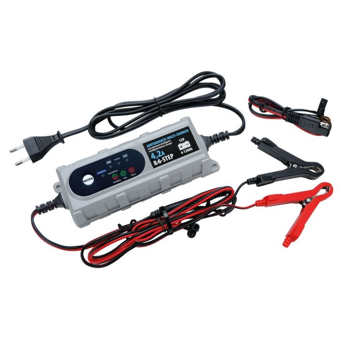  ΦΟΡΤΙΣΤΗΣ ΜΠΑΤΑΡΙΑΣ AMPEROMATIC MULTI-CHARGER 12V 4,2A 4&gt;120Ah STD-SMF-EFB-AGM-START &amp; STOP 