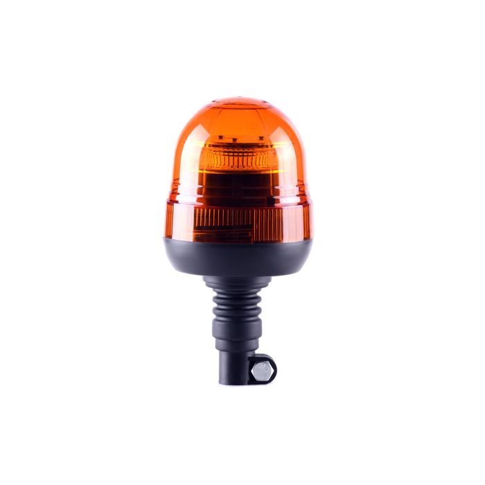  ΦΑΡΟΣ ΠΕΡΙΣΤΡΕΦΟΜΕΝΟΣ W02P 12/24V 39SMD LED ΕΛΑΣΤΙΚΟΣ ΒΙΔΩΤΟΣ ΠΟΡΤΟΚΑΛΙ 129x241mm 