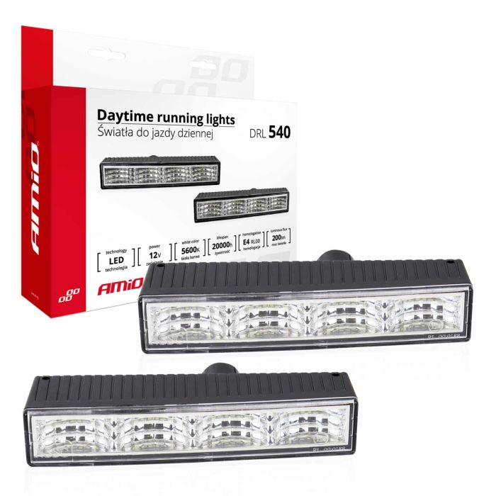  ΦΩΤΑ ΗΜΕΡΑΣ DRL 540L 12V 1W 8xSMD LED 200lm 125x24x47&gt;32mm 2ΤΕΜ 