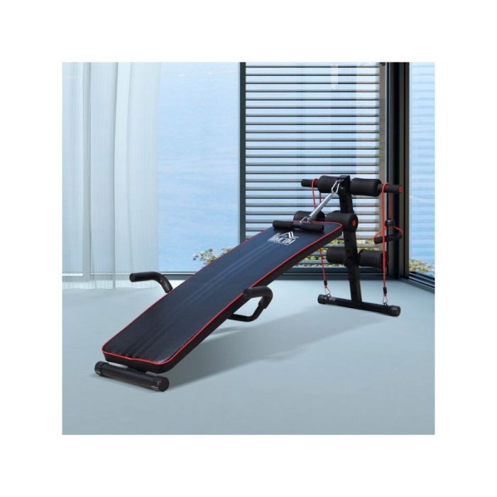  Πάγκος Κοιλιακών και Ασκήσεων Sit Up 56.5 x 135 x 50-68 cm HOMCOM A91-072 