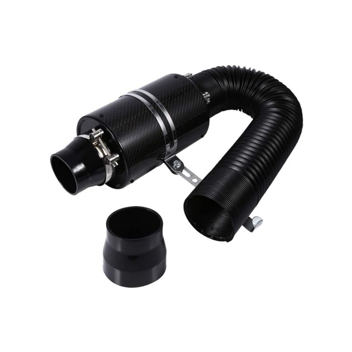  ΒΑΡΕΛΑΚΙ CARBON Φ63  24cm ΜΕ ΣΩΛΗΝΑ ΣΠΙΡΑΛ ΑΕΡΑ ΜΑΥΡΟ 27-95 cm SIMONI RACING - 1 TEM. 