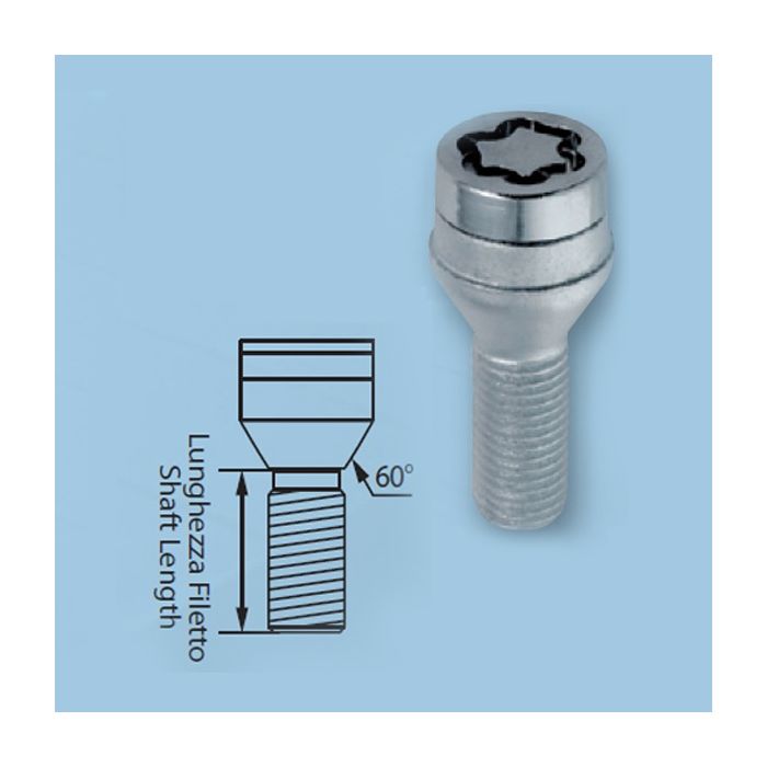  ΜΠΟΥΛΟΝΙΑ ΑΣΦΑΛΕΙΑΣ 12x1,5 22,1mm (17) ΚΩΝΙΚΑ A100 