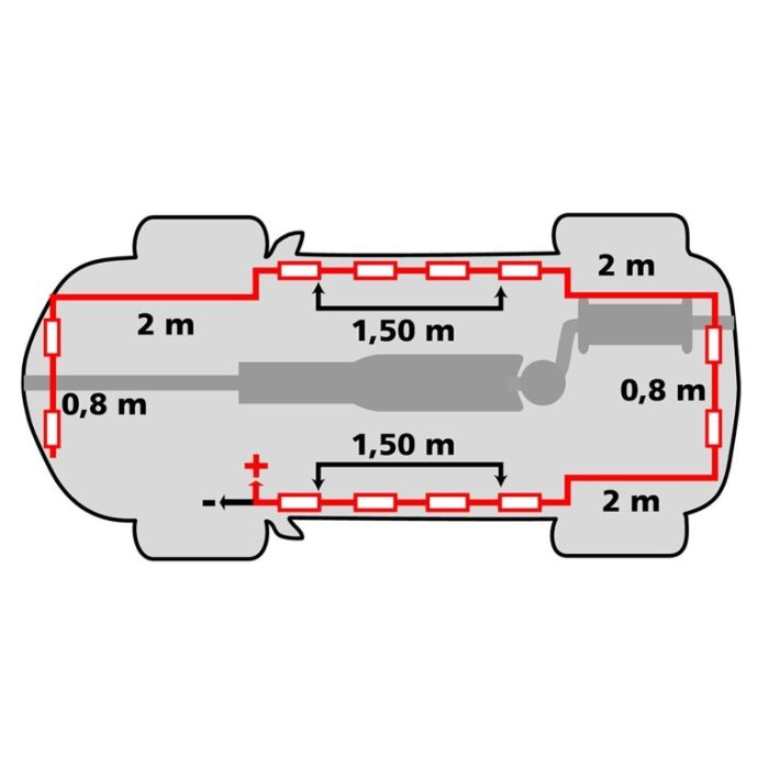  ΣΕΤ LED 12x3 SMD HYPER ΕΞΩΤΕΡΙΚΟΥ/ΕΣΩΤΕΡΙΚΟΥ ΔΙΑΚΟΣΜΗΤΙΚΟΥ ΦΩΤΙΣΜΟΥ 10,6m (ΑΔΙΑΒΡΟΧΑ/ΛΕΥΚΑ) 