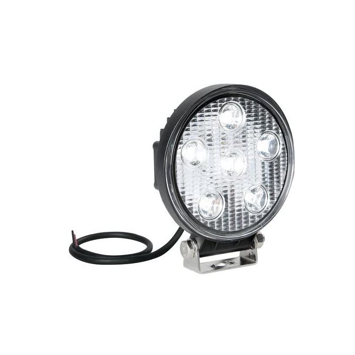  ΠΡΟΒΟΛΕΑΣ ΕΡΓΑΣΙΑΣ ΣΤΡΟΓΓΥΛΟΣ  WL-16 - 6 LED 18W 10-30V (137x116x42 mm) BASIC LINE - 1 ΤΕΜ. 