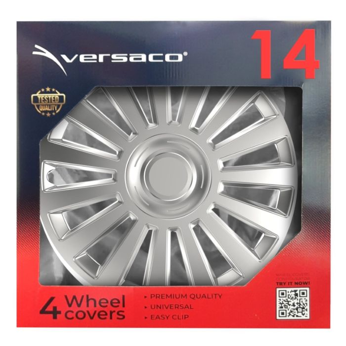  ΤΑΣΙ 14&quot; HUBCAP LUXURY ΑΣΗΜΙ ΣΕΤ ΣΕ ΚΟΥΤΙ- 4 ΤΕΜ. 