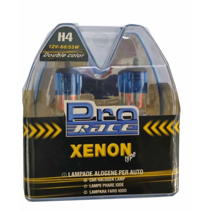  H4 12V 60/55W P43t RAINBOW BLUΕ ΤΥΠΟΥ XENON PRO-RACE -  2 ΤΕΜ. 